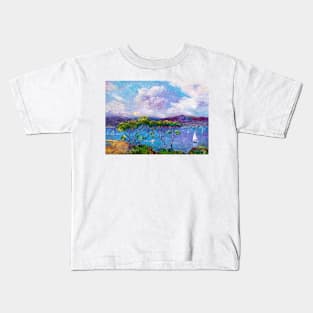 Azure Coast. Mediterranean Sea Kids T-Shirt